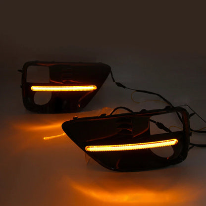 Dual Color LED Fog Lights w/ Harness for Subaru WRX STI (2015-2017)