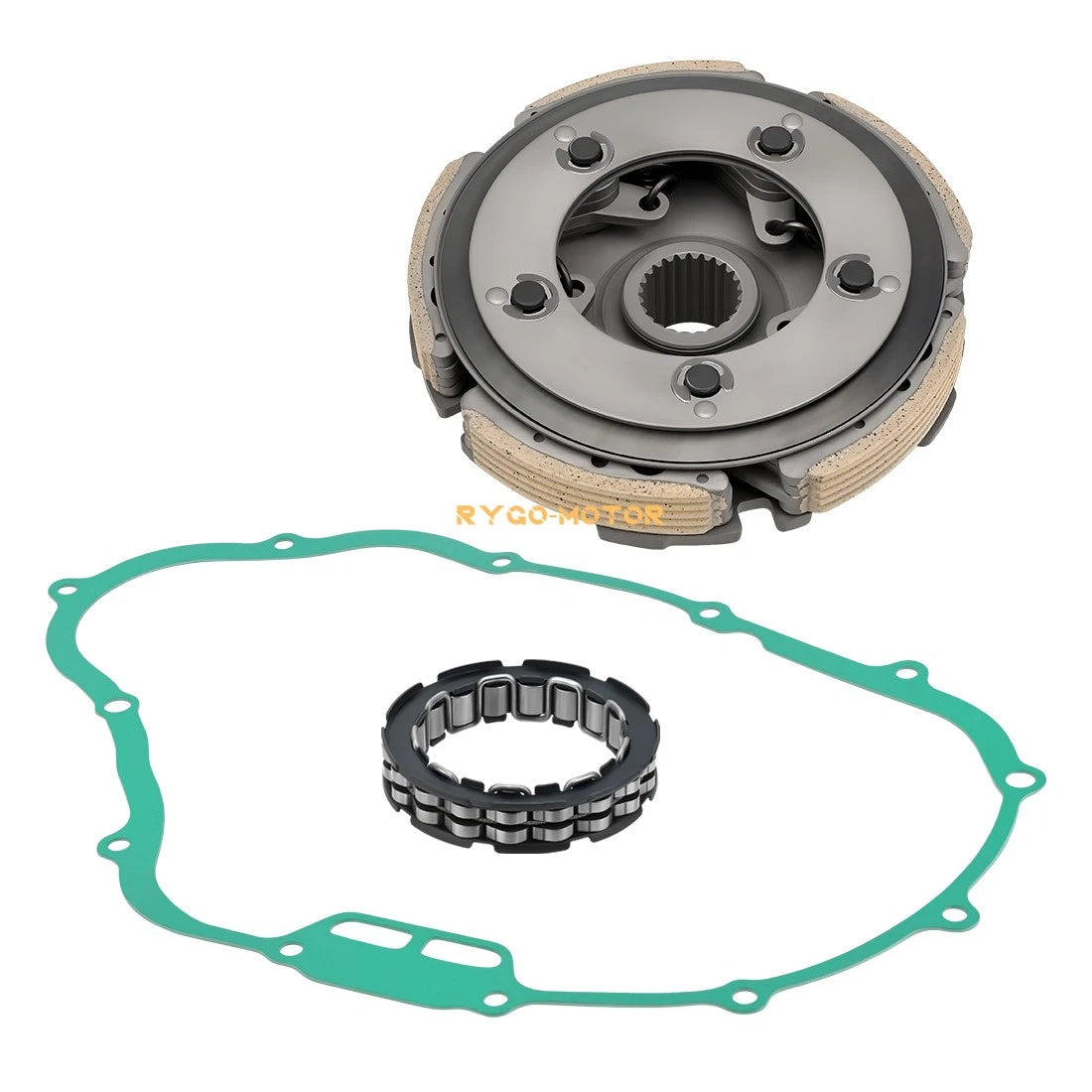 Wet Clutch Centrifugal Carrier w/ Bearing & Gasket for Honda TRX300 FourTrax