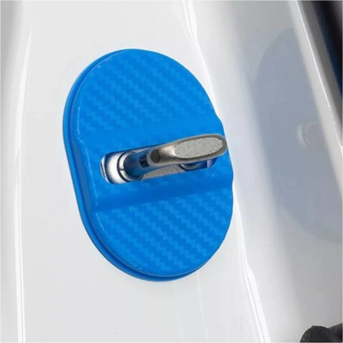 4pcs Car Door Lock Protector Covers for Enhanced Anti-Rust & Shockproof Protection