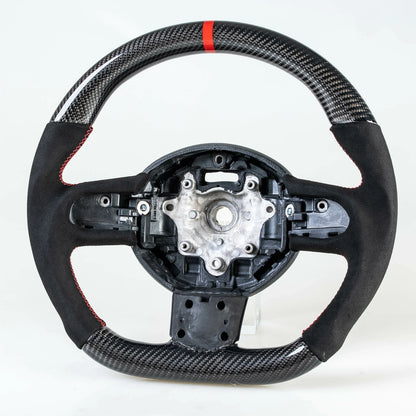 Flat Bottom Carbon Suede Steering Wheel for Mini R55 R56 R57 R58 R59 R60 R61 (2006-2019)