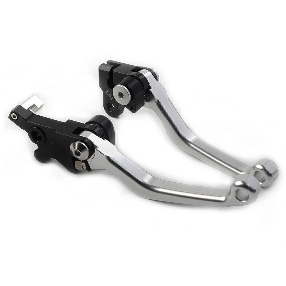 CNC Silver Pivot Brake Clutch Levers for Honda XR250 XR400 (1995-2007)