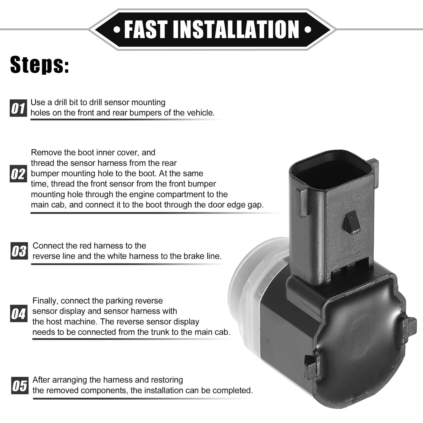 PDC Rear Reverse Parking Assist Sensor for Ford Explorer (2011-2015)