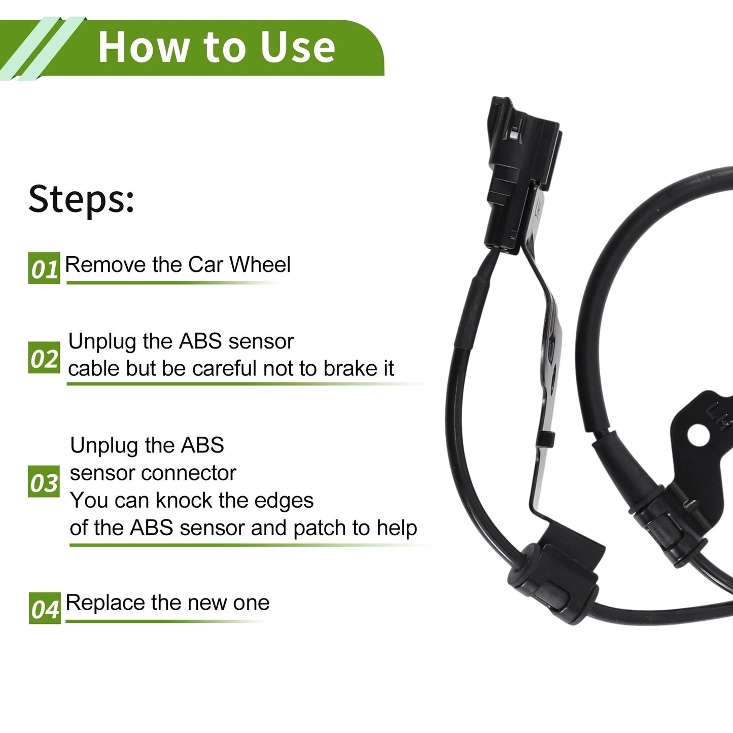 ABS Wheel Speed Sensor for Kia Sorento (2003-2009)