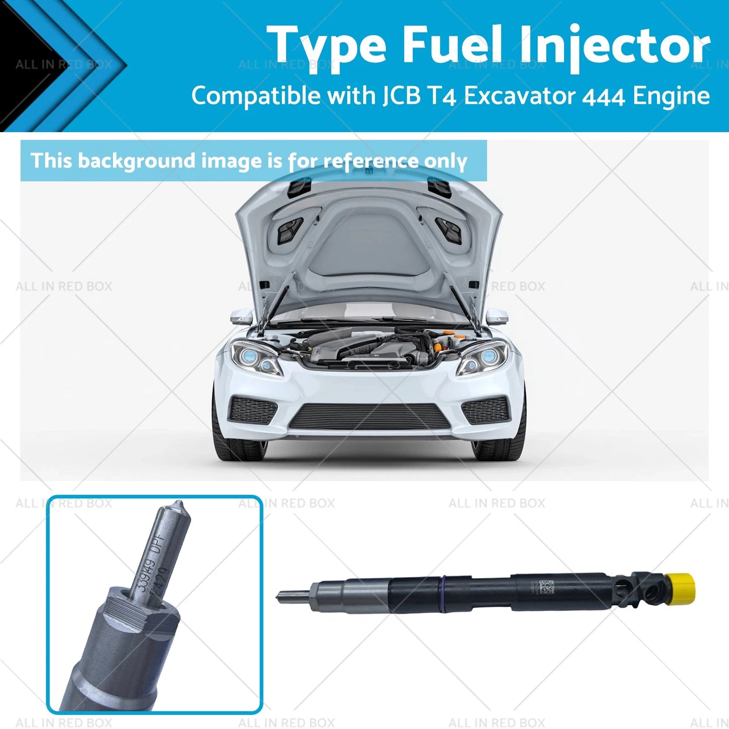 Injector for JCB T4 Excavator 444 Engine