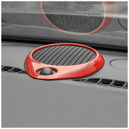 Red Dashboard Central Speaker Ring Cover Trim for Dodge Durango (2011-2021)