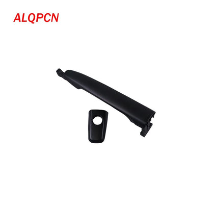 Black Front Left Exterior Door Handle for Mitsubishi Lancer (2008-2015)