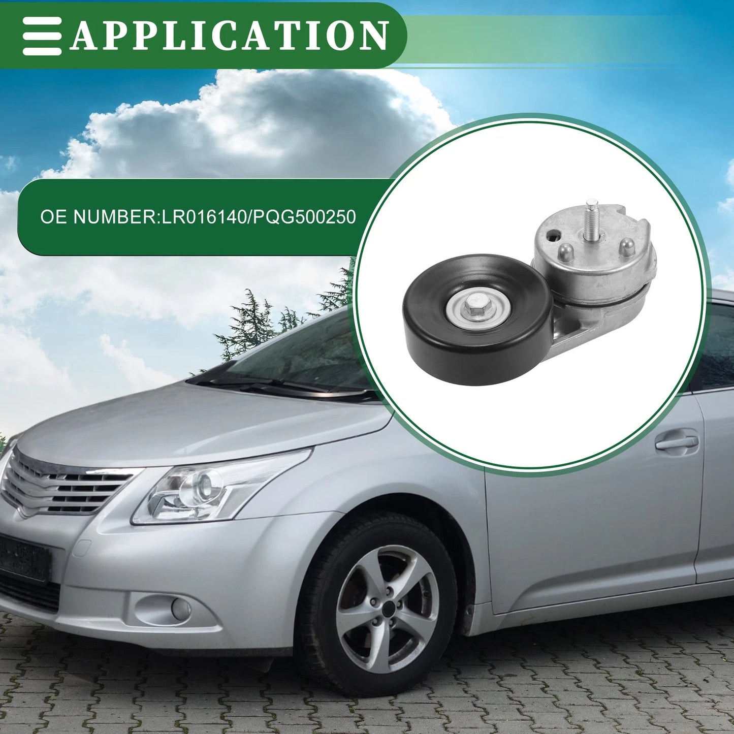 Engine Belt Tensioner Pulley for Land Rover Discovery (2017)
