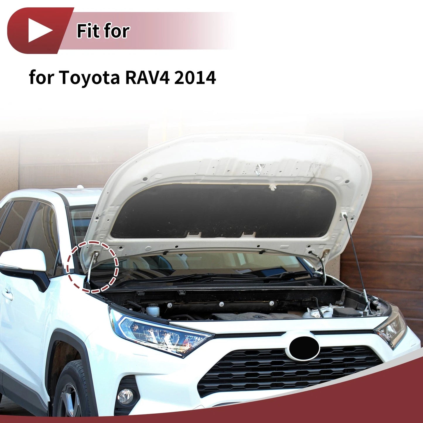 Hood Hinge 1 x for Toyota RAV4 (2014–2014)
