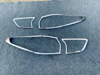 Chrome Rear Tail Light Lamp Lid Cover Trim for Chevrolet Chevy Blazer (2019-2022)