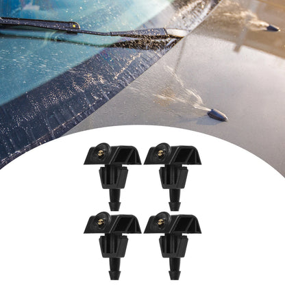 4 x Windshield Wiper Washer Nozzles for Nissan Note (2006-2012)