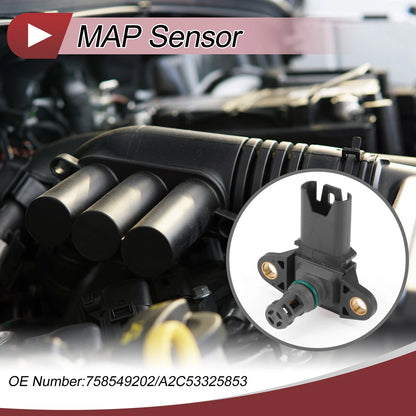 MAP Sensor for BMW X6 2008-2014 - Manifold Absolute Pressure Sensor 2 x 2008-2014