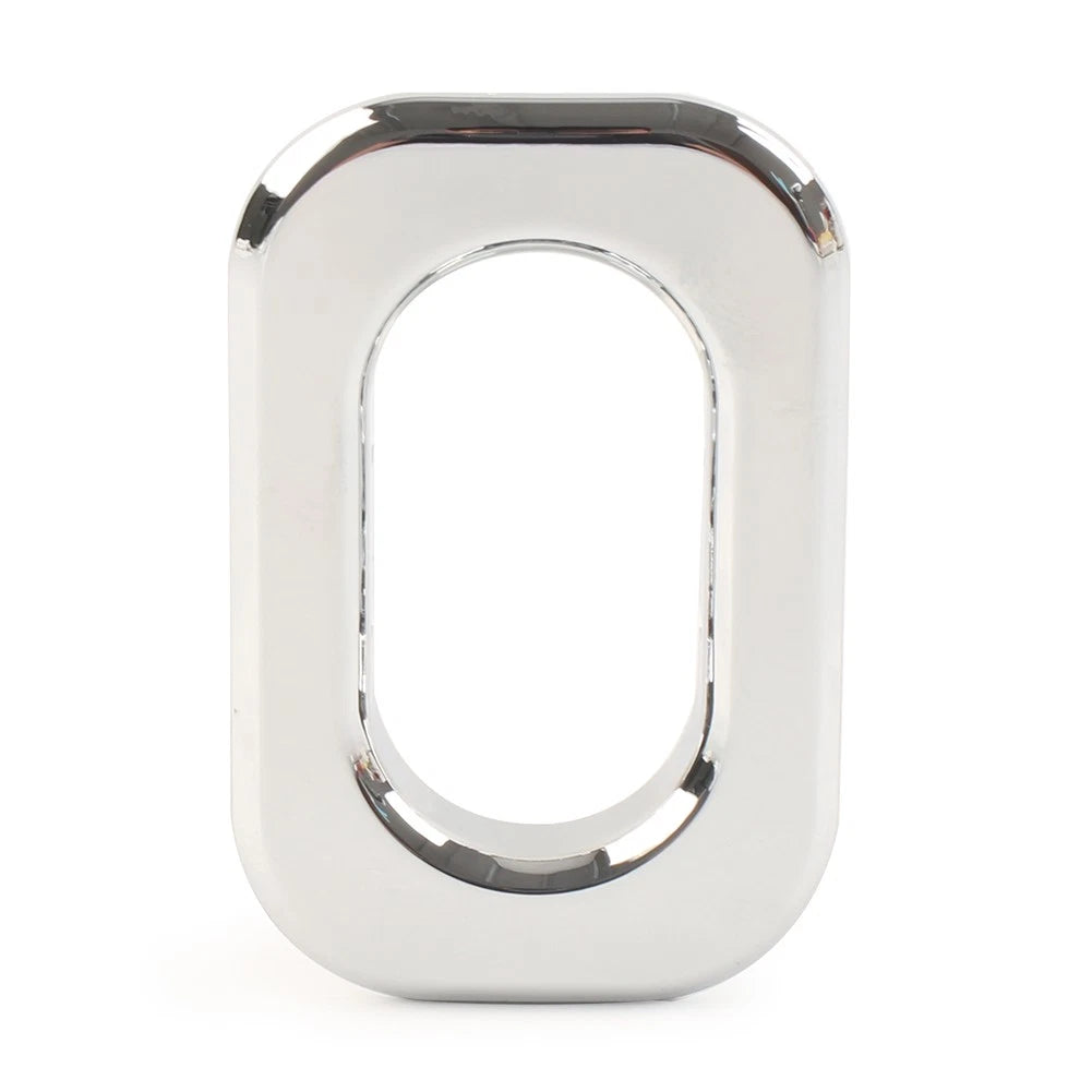 Chrome Motor Antenna Hole Accent Cover for Harley Street Glide & Road King