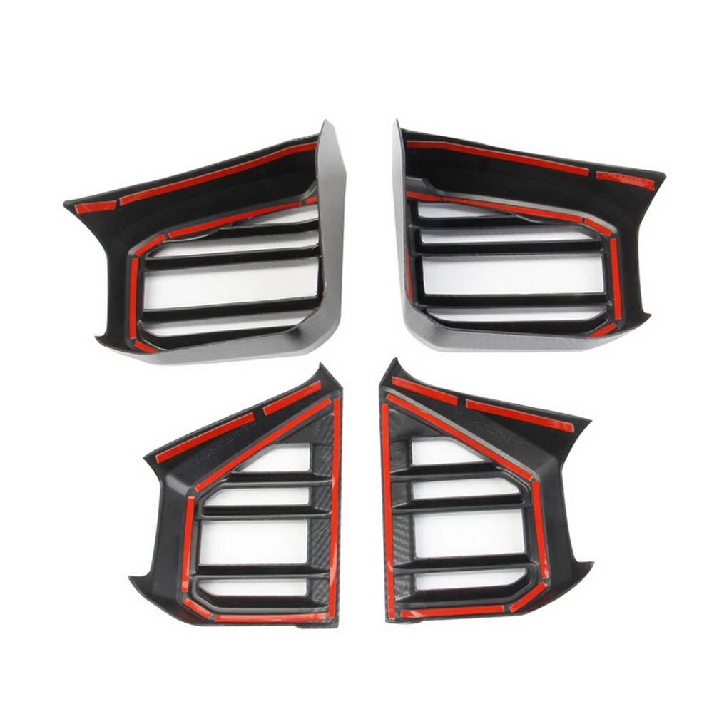 4x Dashboard Side Air Vent Outlet Cover Trim for Toyota Tundra (2022)