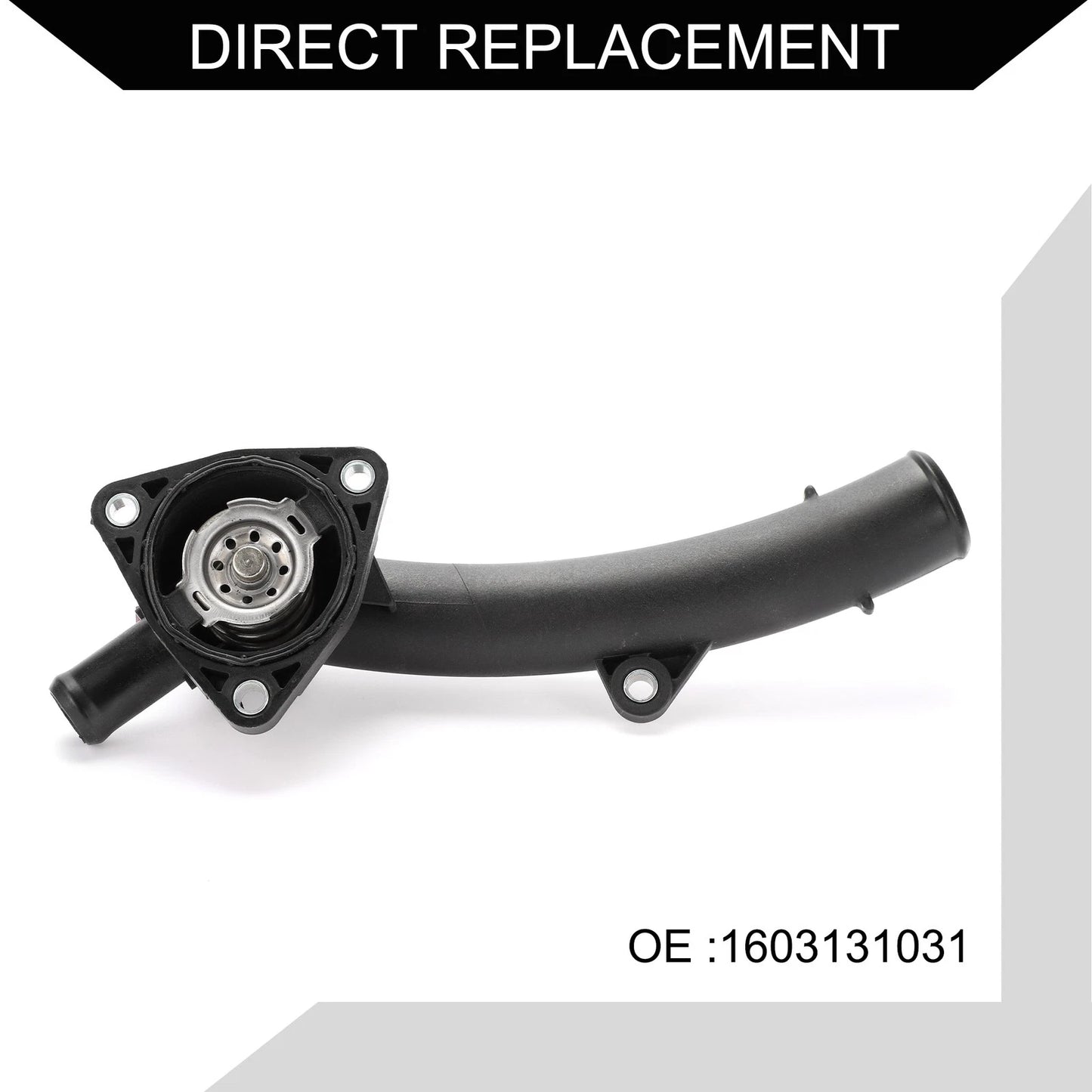 Thermostat Housing Assembly for Toyota Camry (2018-2023) 1 Pcs Black