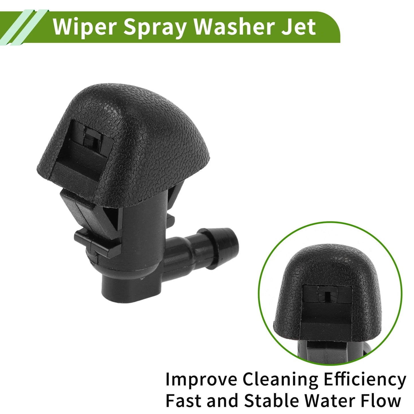 Windshield Washer Nozzle & Hose Connector for Honda