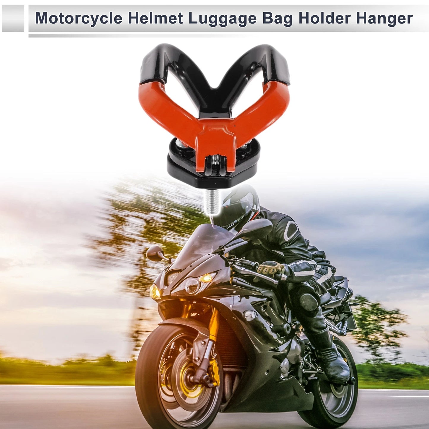 Butterfly-type Open-closed Double Hook Motorcycle Hanging Hook 1 Pc for Make Model