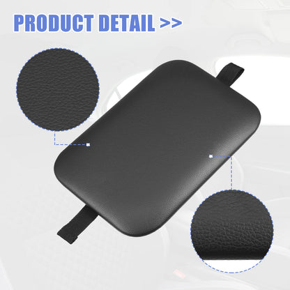 Center Console Lid Armrest Cover for Chevrolet Silverado Faux Leather Black