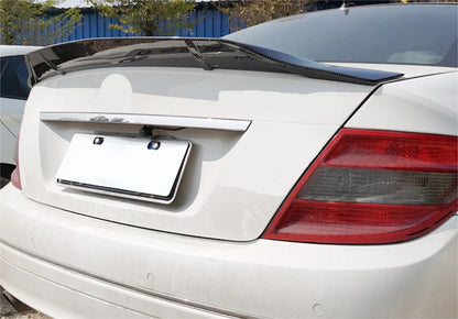 Unpainted R Style Rear Spoiler Wing for Mercedes C-Class W204 Sedan (2008-2014)