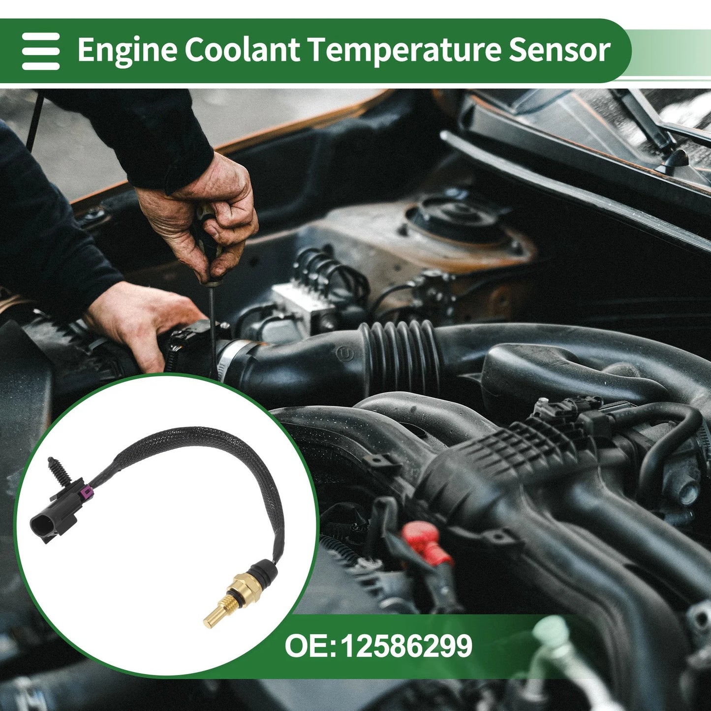 Engine Coolant Temperature Sensor for BUICK RAINIER (2006-2007)