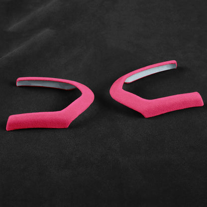 2 x Pink Leather Steering Wheel Covers for BMW F20 F22 F30 F32 F10 F06 (2011-2020)