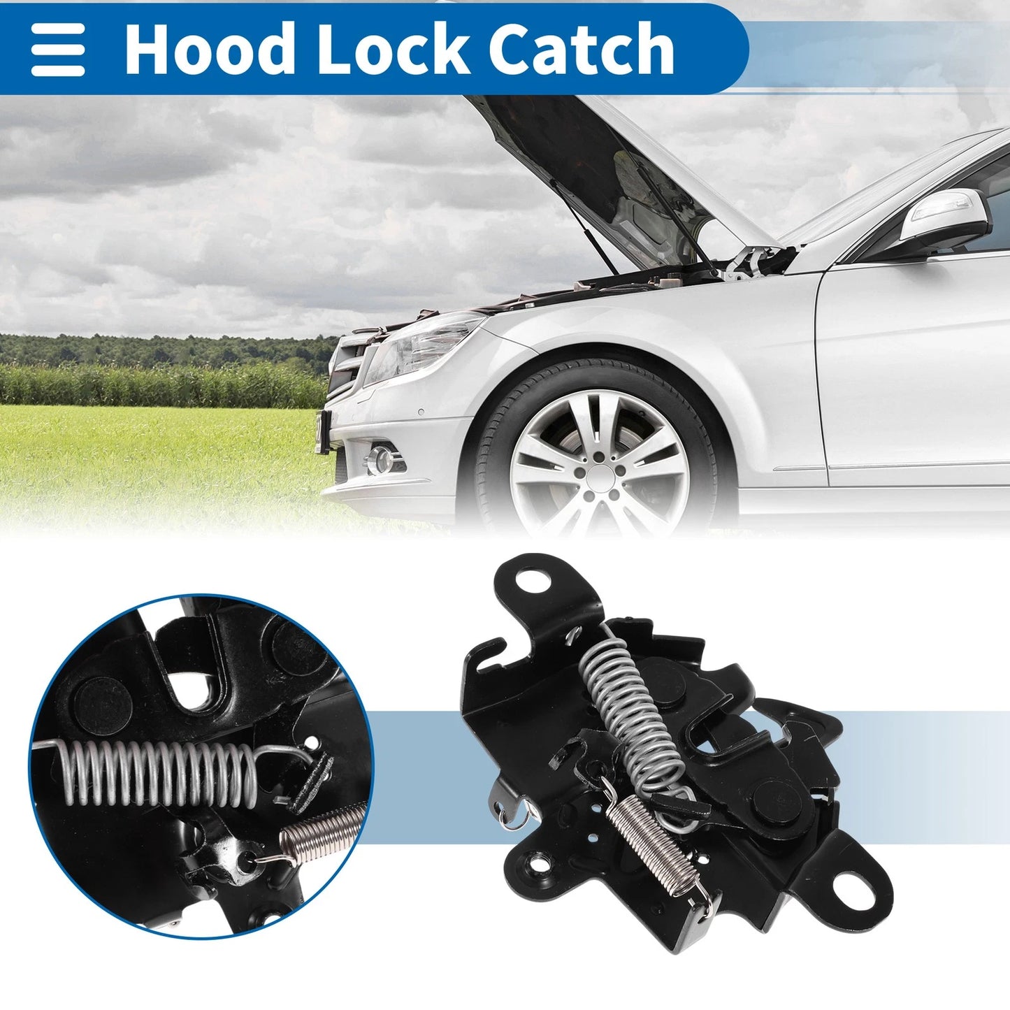 Hood Latch Assembly for Toyota HiAce (2005-2019) 1 Pc
