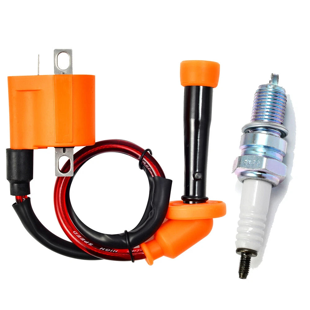 Ignition Coil for Suzuki LTZ400 Quadsport 2003-2013 with Spark Plug