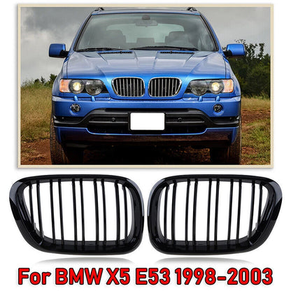 Black Front Grille for BMW E53 X5 (2000-2003)