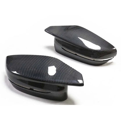Real Carbon Fiber Side Mirror Cover Cap Replace for BMW G87 G80 G82 G83 M2 M3 M4