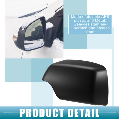Rearview Mirror Cover Caps  for BMW X5 (2000-2006) Black