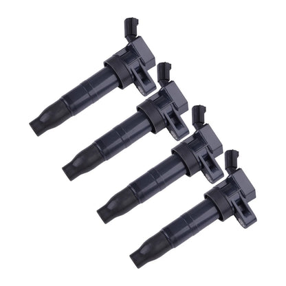 4 x Ignition Coils for Hyundai Genesis, Santa Fe, Sonata, Kia Forte, Optima (2010-2019)