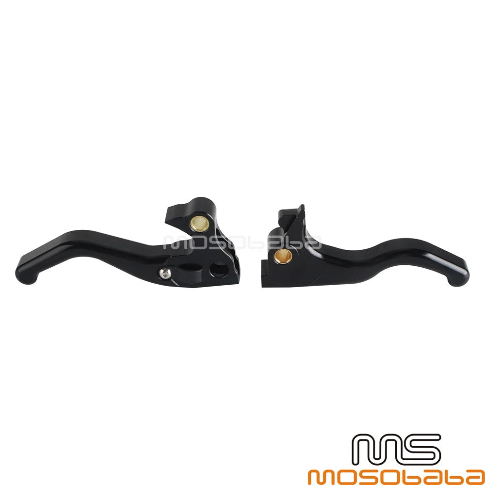 Black Brake & Clutch Levers for Harley Sportster XL1200C XL1200X XL1200V (2004-2023)