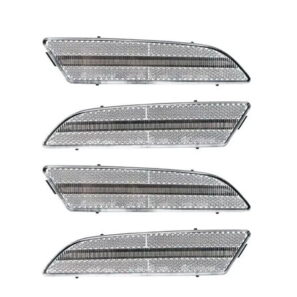 4PCS Clear Turn Signal Side Marker Light for Chrysler Crossfire (2004–2008)
