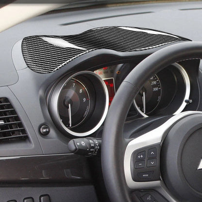 Carbon Fiber Dash Trim Cover for Mitsubishi Lancer EVO X 2008-2016