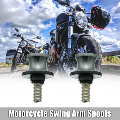 2pcs 10mm Swing Arm Spool Rear Stand for Motorcycle