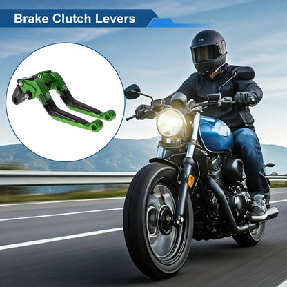 Adjustable Brake Clutch Levers  for Honda X11 (1999-2002) Green Black