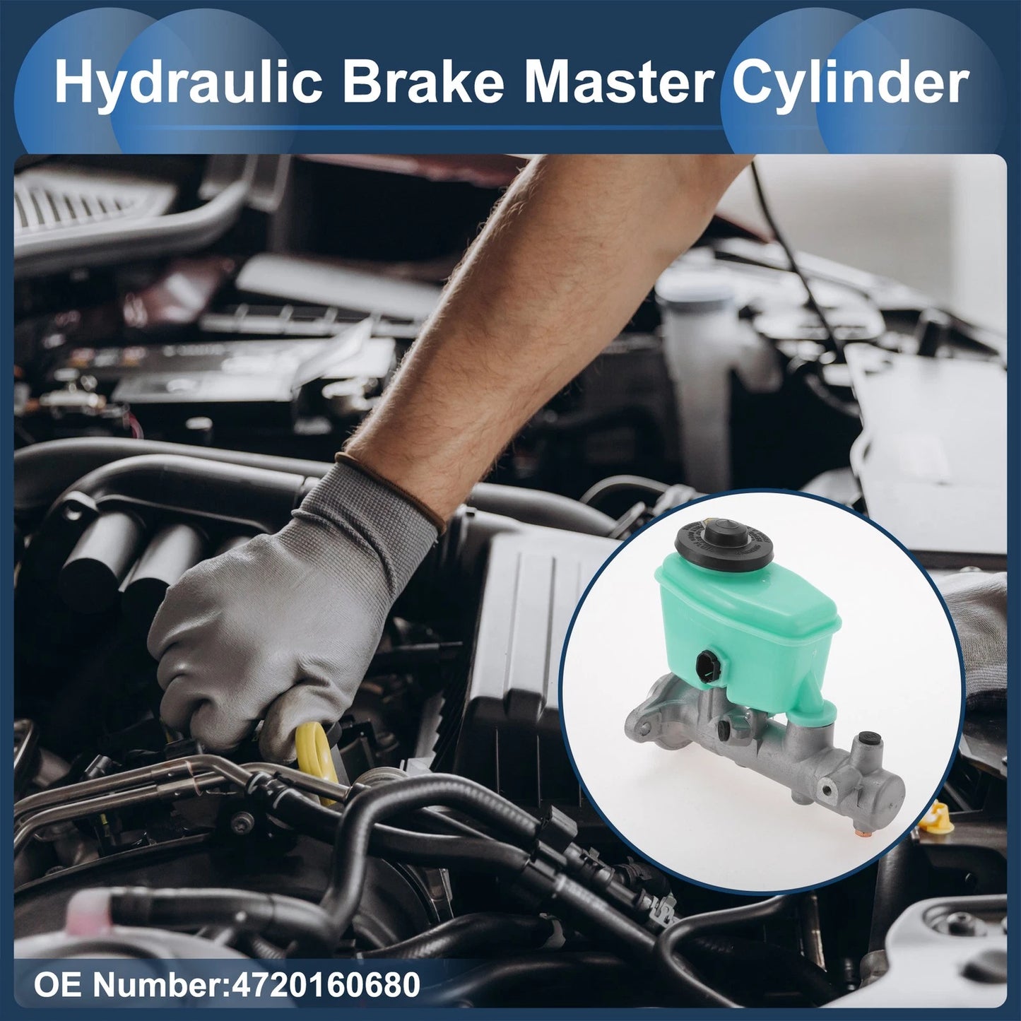 Brake Master Cylinder with Reservoir for Toyota Hilux MK4 (1997-2001)