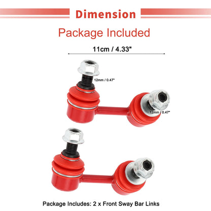 2 x Front Sway Bar Links Stabilizer Kit for Toyota Tacoma (2001-2004)