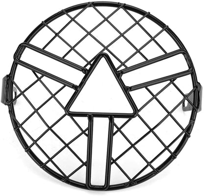 6.5" Headlight Grill Guard Light Cover for Cafe Racer Bobber
