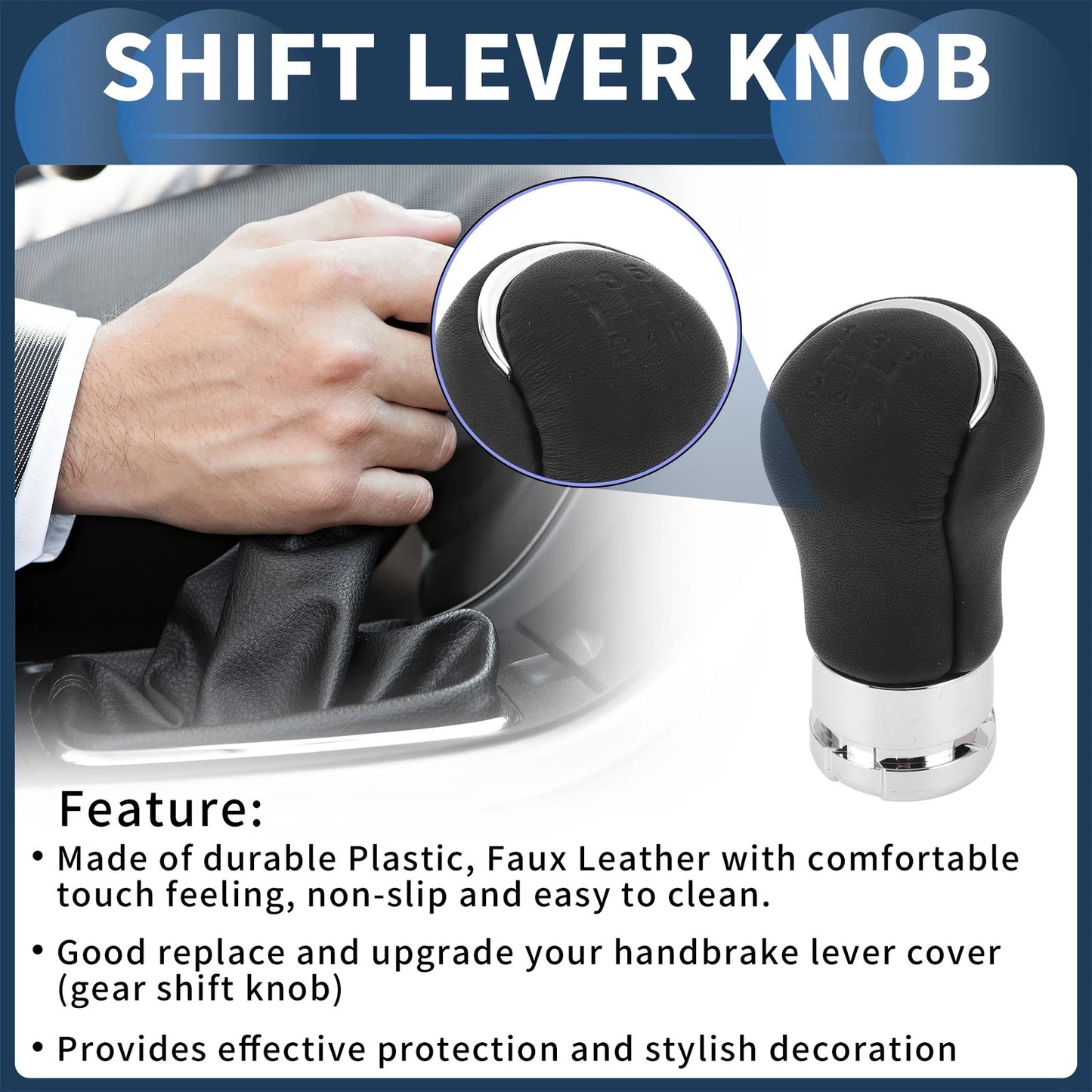 5 x Gear Shift Knob for Toyota Hilux Revo (2015–2020)
