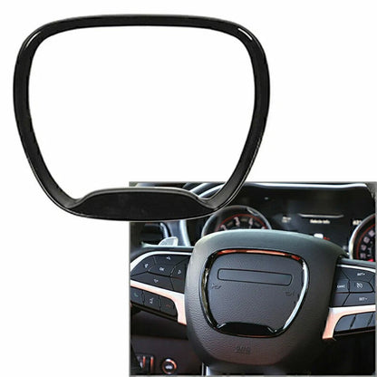 Steering Wheel Center Trim Ring Cover for Dodge Challenger/Charger (2015-2019)
