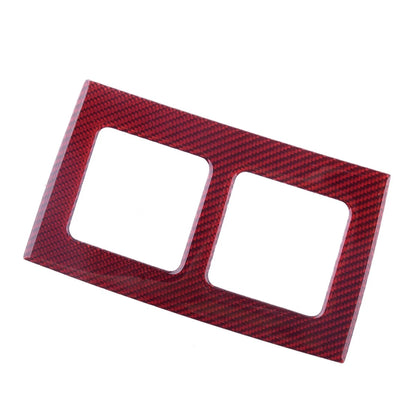 Red Carbon Fiber Rear Air Outlet Cover for Dodge Challenger (2008-2014)