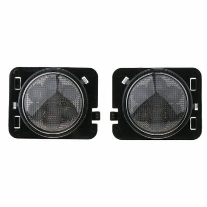 2 x Smoked LED Lights for Jeep Wrangler JK (2007-2018)