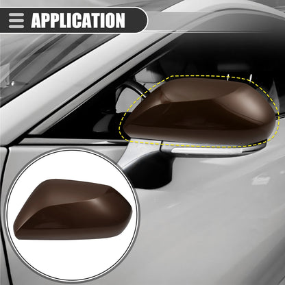 Left Side Mirror Cover Cap Brown for Toyota Camry (2018–2023)