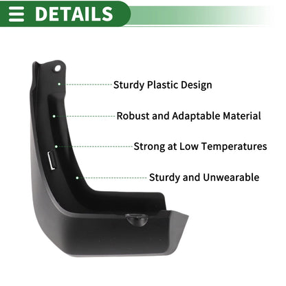 Mud Flaps Splash Guards Front & Rear for Honda Fit (2021)