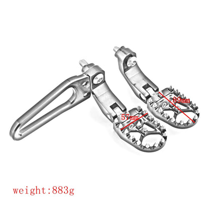 2 x Rear Foot Rest Footpegs for BMW R18 B Classic Transcontinental (2020-2023)