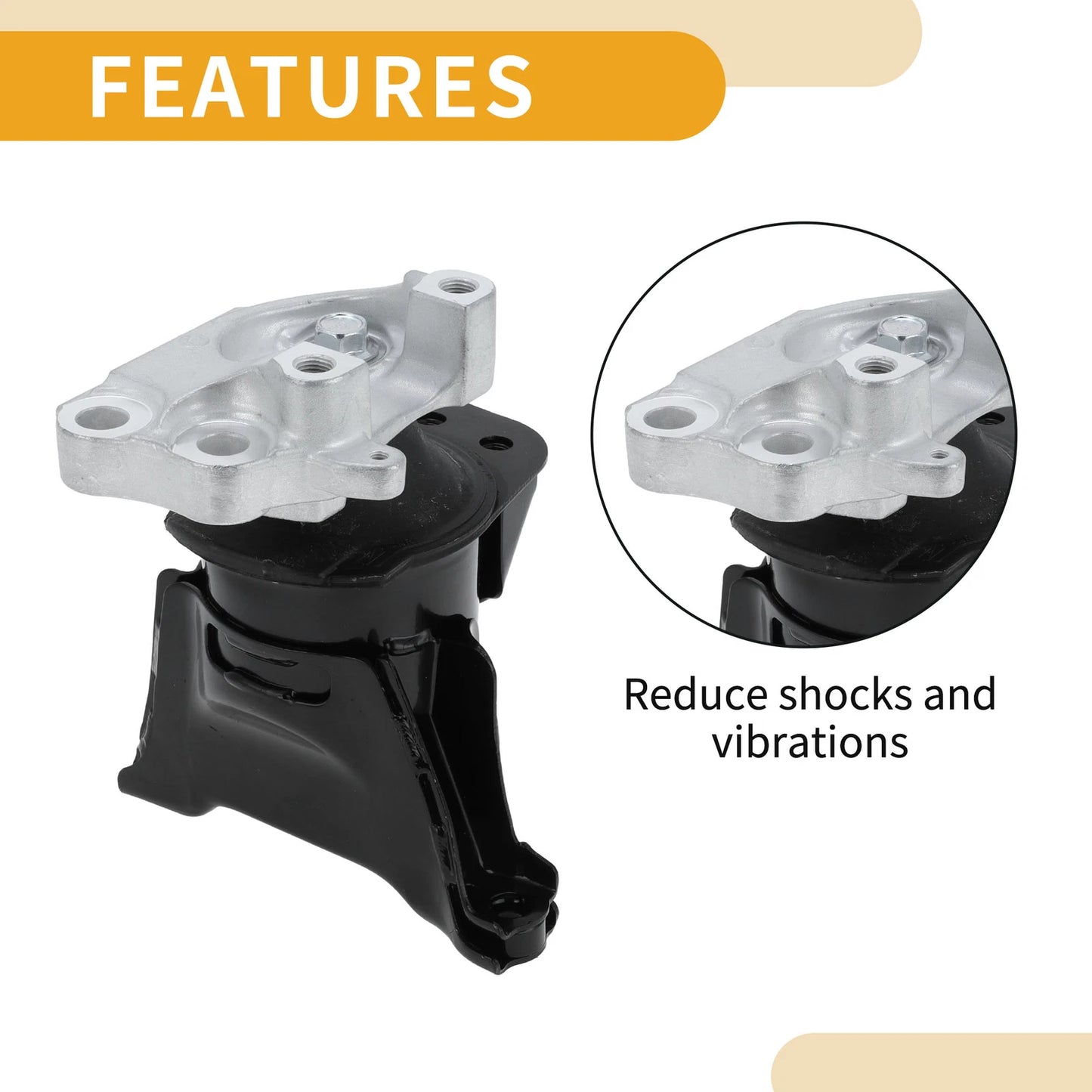 Engine Motor Right Mount for Honda Civic Si FB6 (2014-2016) 2.4L