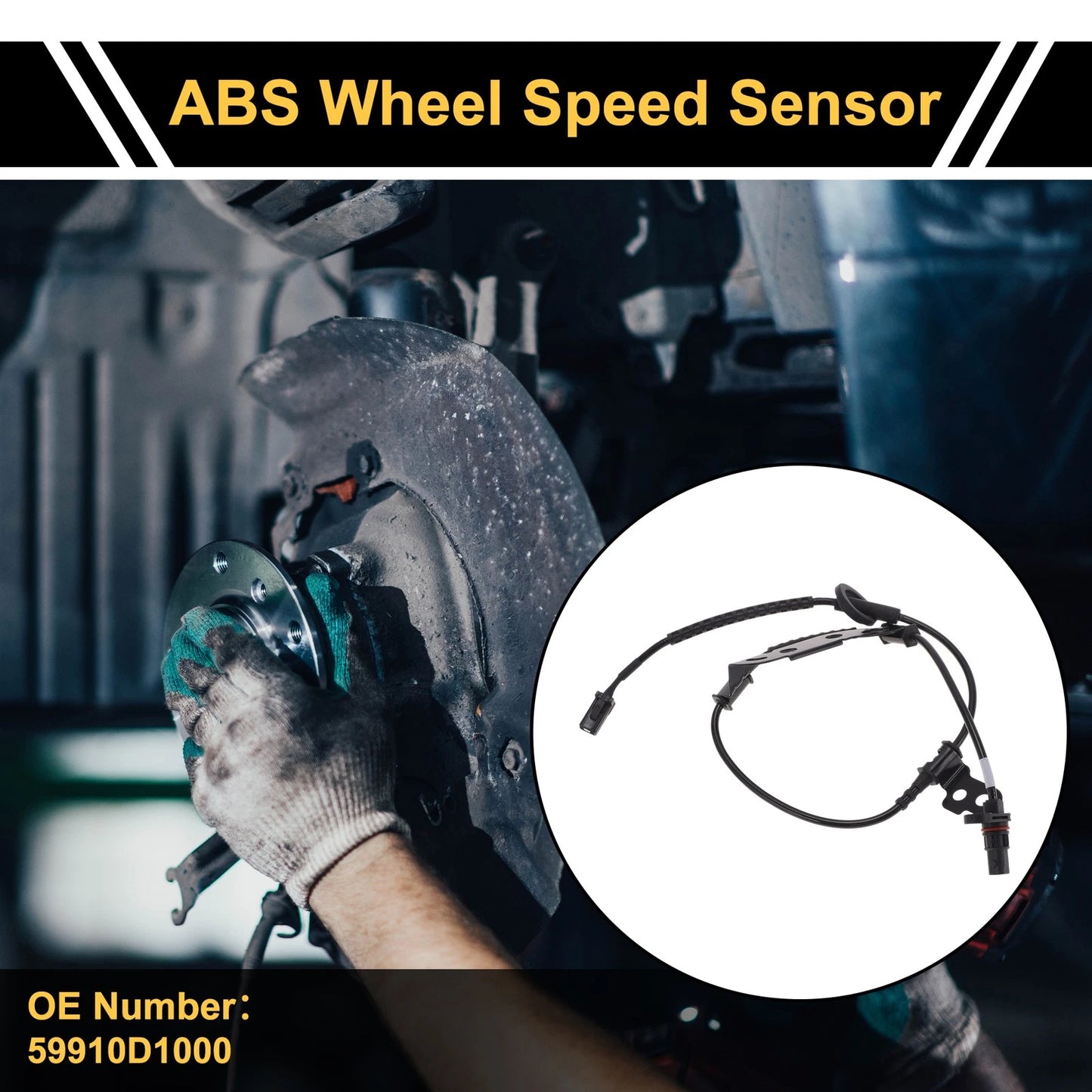 ABS Wheel Speed Sensor for Kia K4 (2014-2017) 1 x Rear Left