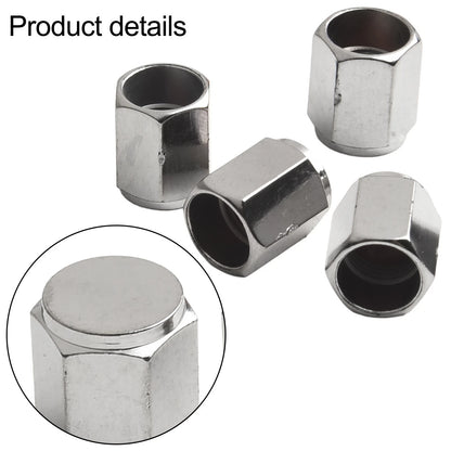 Valve / 4 x Stylish Silver Valve for Lexus CT200h ES350 LX570 RX350 IS350