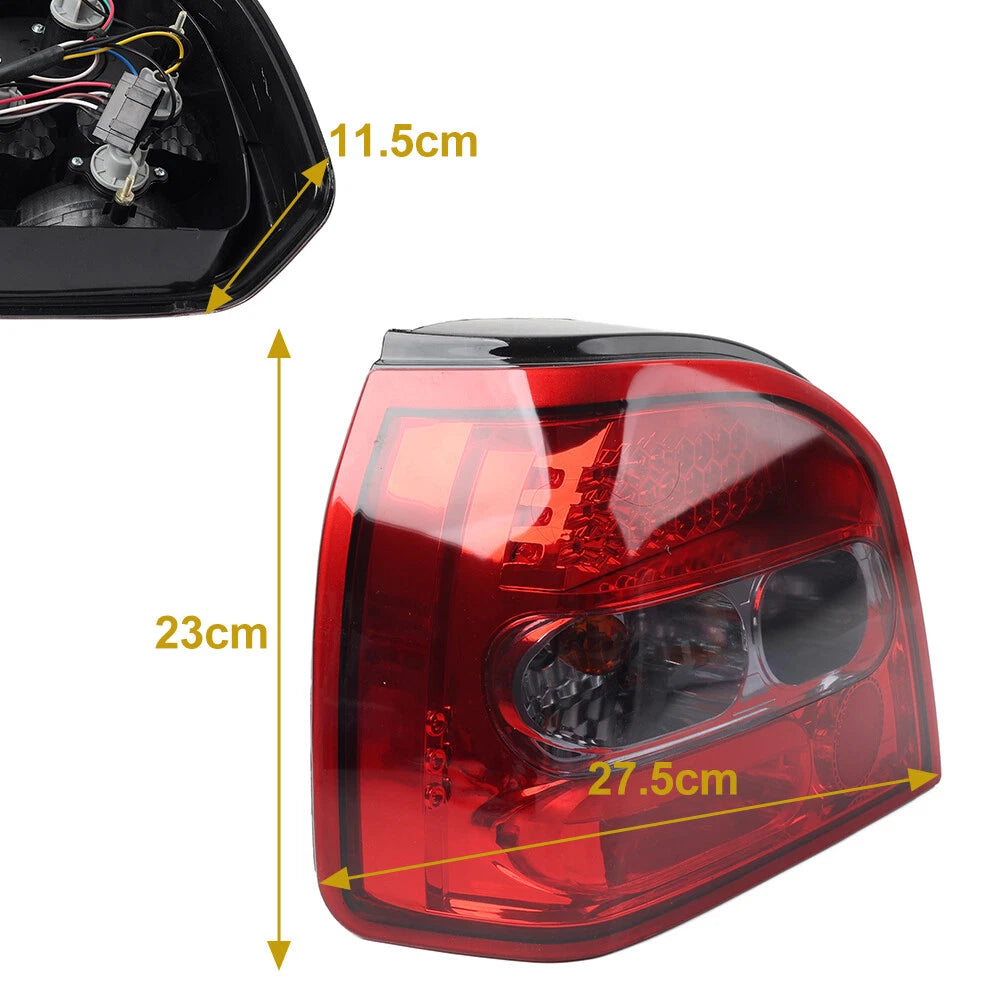 Rear Tail Light Brake Lamp Assembly for VW Golf MK3 Cabrio (1993-1999)