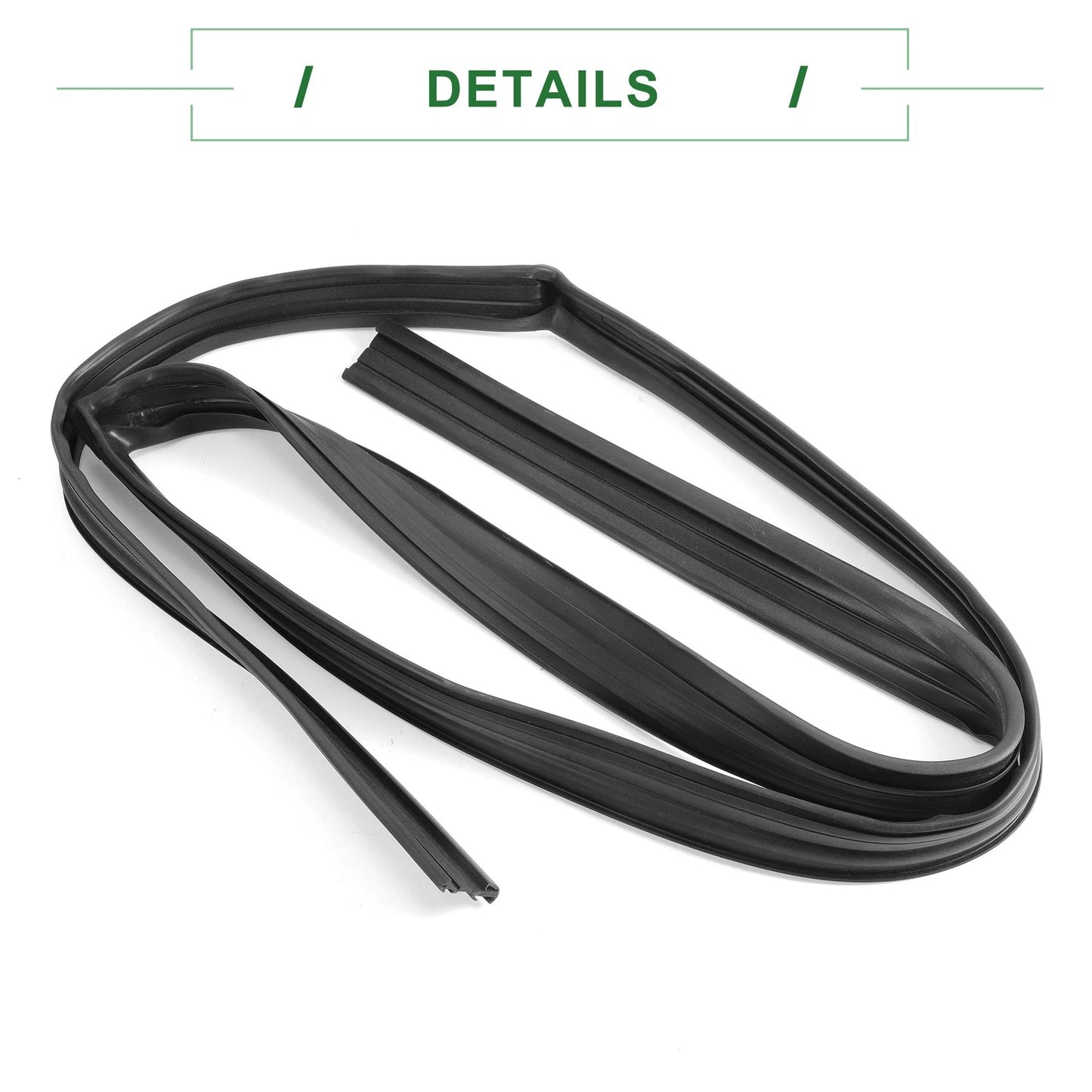 Front Left Door Window Run Channel Seal Strip for Honda Fit (2007-2014)